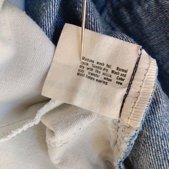 Vintage Mens Levis 517 Jeans 40x30 Raw Denim Bootcut Jeans Orange Tab USA 40x30 - Picture 9 of 10